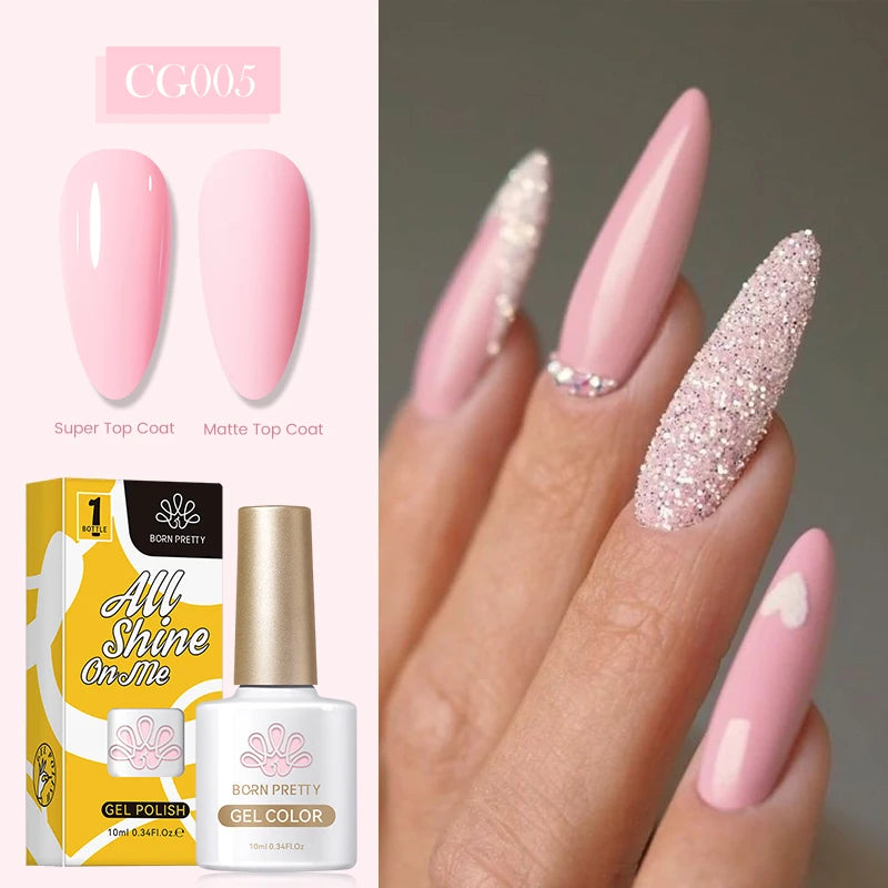 10ml Nagellack 130 Färger Nude Lila Röd UV LED Soak Off UV Gel Semi Permanent Gel Lack - Beauty 4 Us