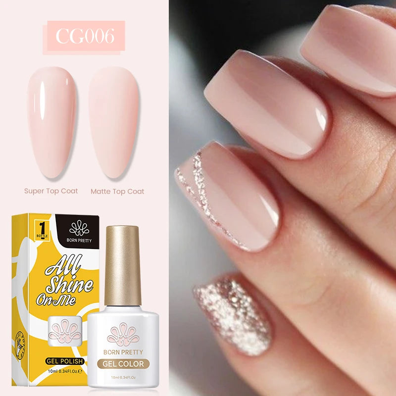 10ml Nagellack 130 Färger Nude Lila Röd UV LED Soak Off UV Gel Semi Permanent Gel Lack - Beauty 4 Us