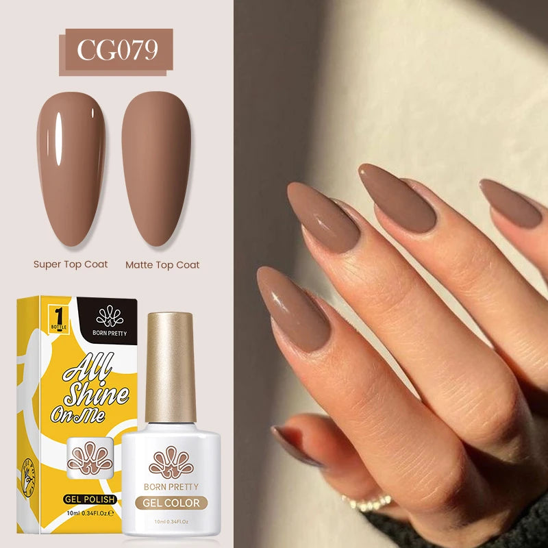 10ml Nagellack 130 Färger Nude Lila Röd UV LED Soak Off UV Gel Semi Permanent Gel Lack - Beauty 4 Us