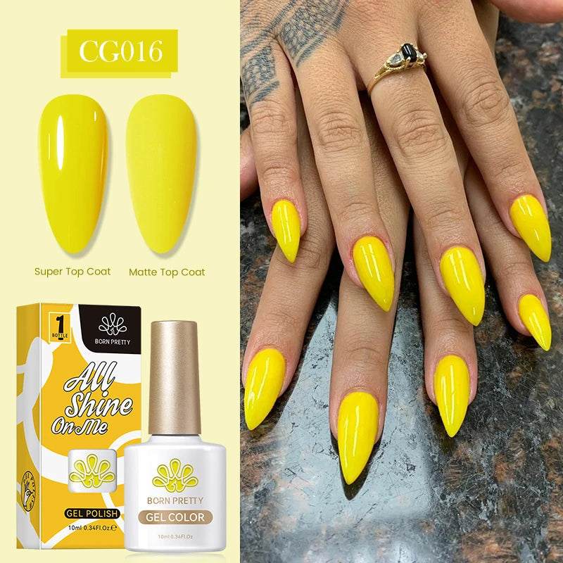 10ml Nagellack 130 Färger Nude Lila Röd UV LED Soak Off UV Gel Semi Permanent Gel Lack - Beauty 4 Us