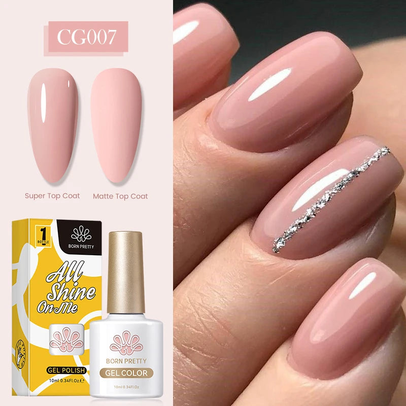 10ml Nagellack 130 Färger Nude Lila Röd UV LED Soak Off UV Gel Semi Permanent Gel Lack - Beauty 4 Us