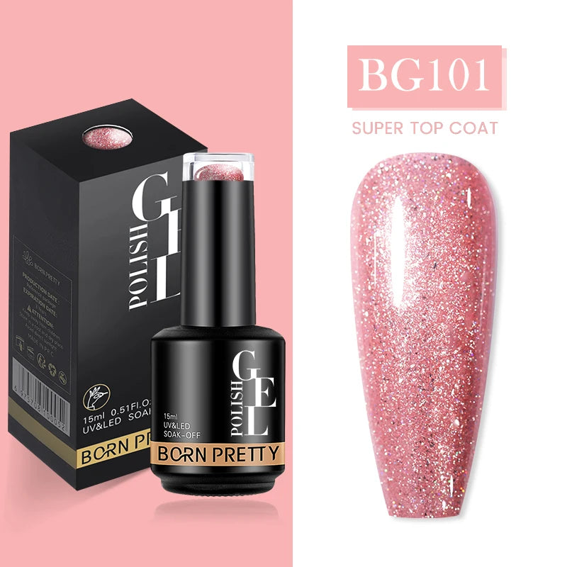 15ml Soak Off UV LED Gel Nail Polish Hybrid Varnish Nail Art Manicure 114 Colors Semi-Permanent Base Top Coat - Beauty 4 Us