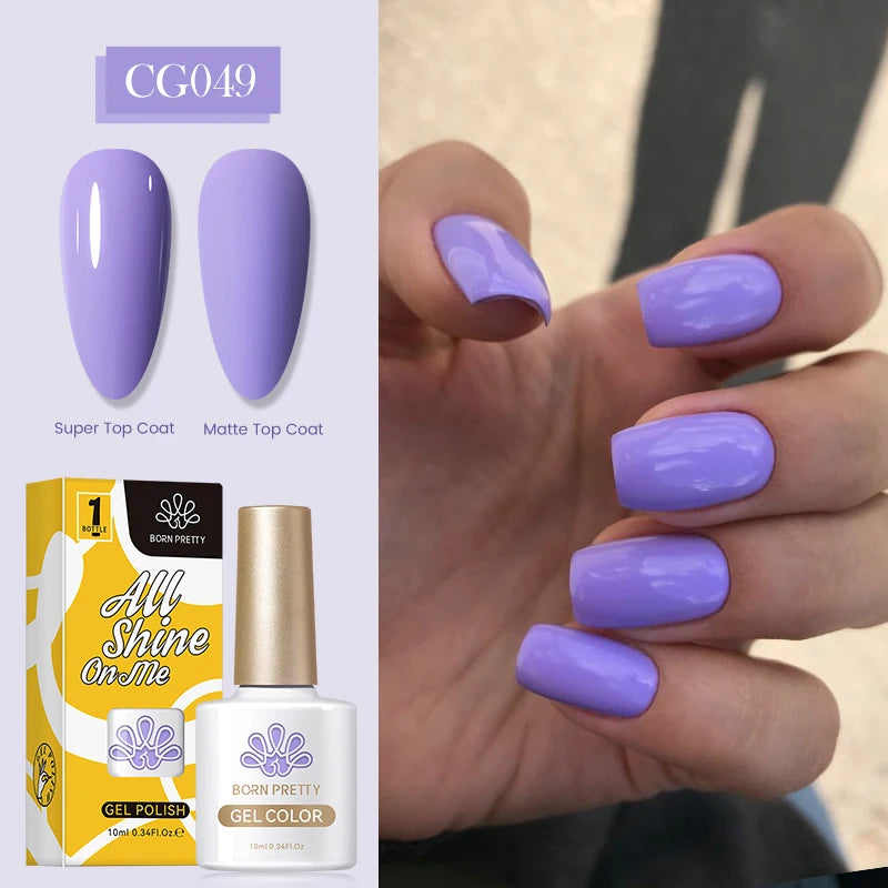 10ml Nagellack 130 Färger Nude Lila Röd UV LED Soak Off UV Gel Semi Permanent Gel Lack - Beauty 4 Us