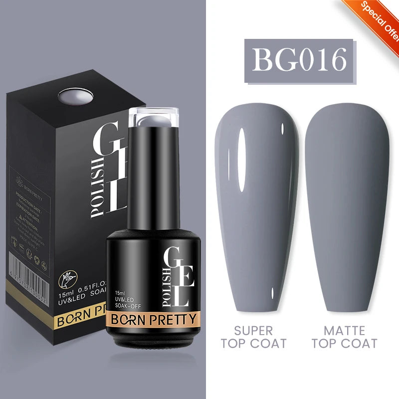 15ml Soak Off UV LED Gel Nail Polish Hybrid Varnish Nail Art Manicure 114 Colors Semi-Permanent Base Top Coat - Beauty 4 Us