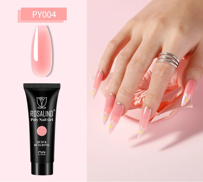 15/30 ml Poly Nail Gel Semi Permanent Akryl Extension Crystal Nail Art Fast Builder Hybrid Lack UV Poly Nagellack - Beauty 4 Us