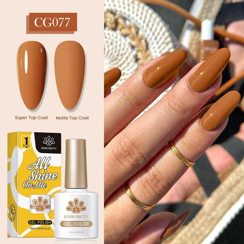 10ml Nagellack 130 Färger Nude Lila Röd UV LED Soak Off UV Gel Semi Permanent Gel Lack - Beauty 4 Us