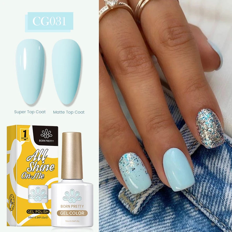 10ml Nagellack 130 Färger Nude Lila Röd UV LED Soak Off UV Gel Semi Permanent Gel Lack - Beauty 4 Us