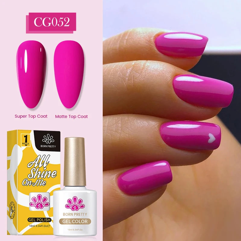 10ml Nagellack 130 Färger Nude Lila Röd UV LED Soak Off UV Gel Semi Permanent Gel Lack - Beauty 4 Us