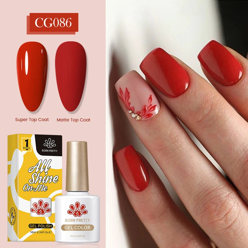 10ml Nagellack 130 Färger Nude Lila Röd UV LED Soak Off UV Gel Semi Permanent Gel Lack - Beauty 4 Us