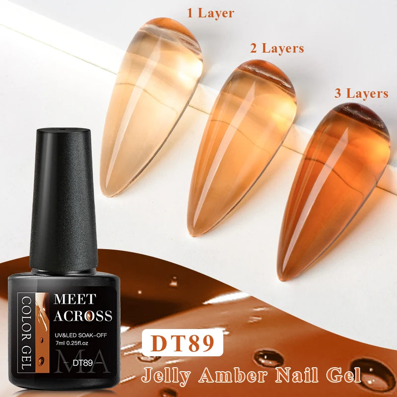7ml Brown Series Gellack Höstkaffe Färg - Beauty 4 Us