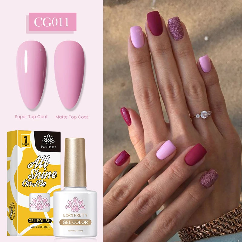 10ml Nagellack 130 Färger Nude Lila Röd UV LED Soak Off UV Gel Semi Permanent Gel Lack - Beauty 4 Us