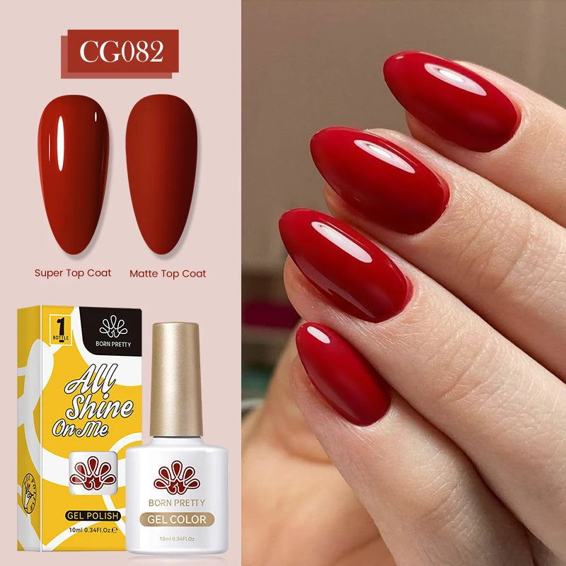 10ml Nagellack 130 Färger Nude Lila Röd UV LED Soak Off UV Gel Semi Permanent Gel Lack - Beauty 4 Us