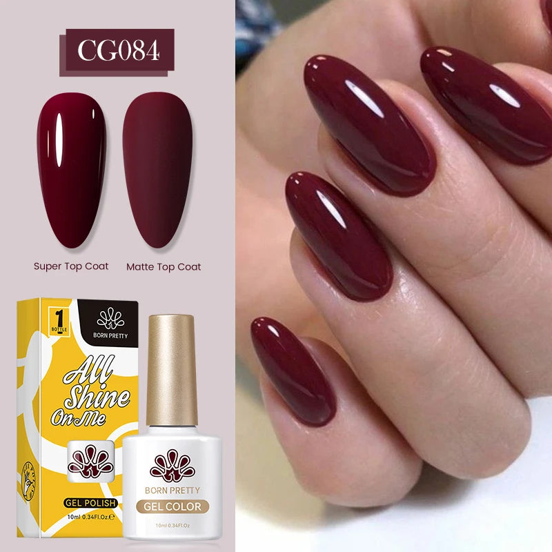 10ml Nagellack 130 Färger Nude Lila Röd UV LED Soak Off UV Gel Semi Permanent Gel Lack - Beauty 4 Us