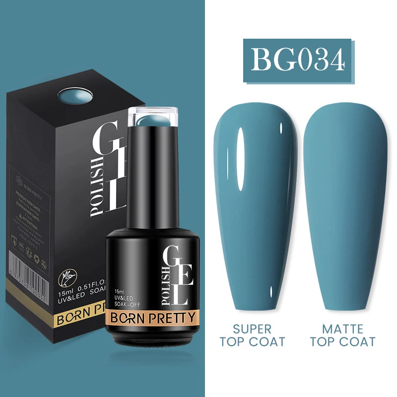 15ml Soak Off UV LED Gel Nail Polish Hybrid Varnish Nail Art Manicure 114 Colors Semi-Permanent Base Top Coat - Beauty 4 Us