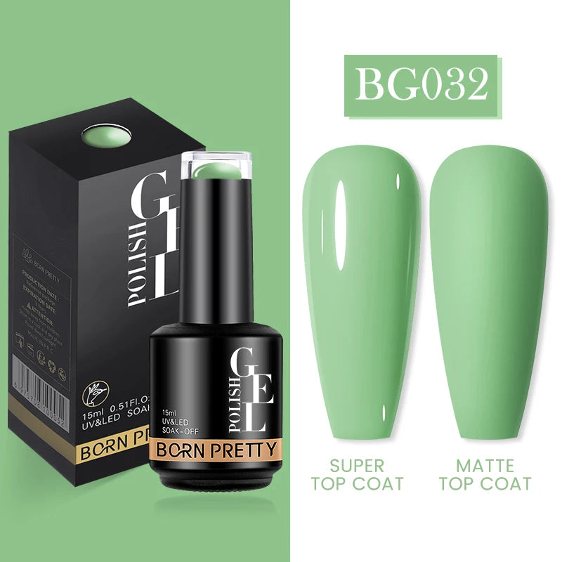 15ml Soak Off UV LED Gel Nail Polish Hybrid Varnish Nail Art Manicure 114 Colors Semi-Permanent Base Top Coat - Beauty 4 Us