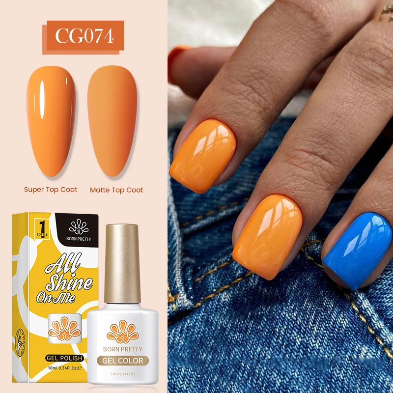 10ml Nagellack 130 Färger Nude Lila Röd UV LED Soak Off UV Gel Semi Permanent Gel Lack - Beauty 4 Us