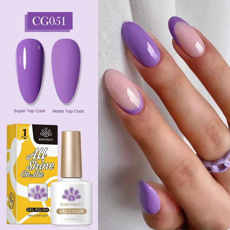 10ml Nagellack 130 Färger Nude Lila Röd UV LED Soak Off UV Gel Semi Permanent Gel Lack - Beauty 4 Us