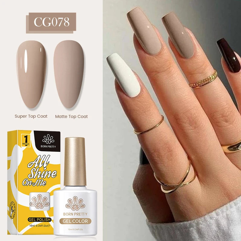 10ml Nagellack 130 Färger Nude Lila Röd UV LED Soak Off UV Gel Semi Permanent Gel Lack - Beauty 4 Us