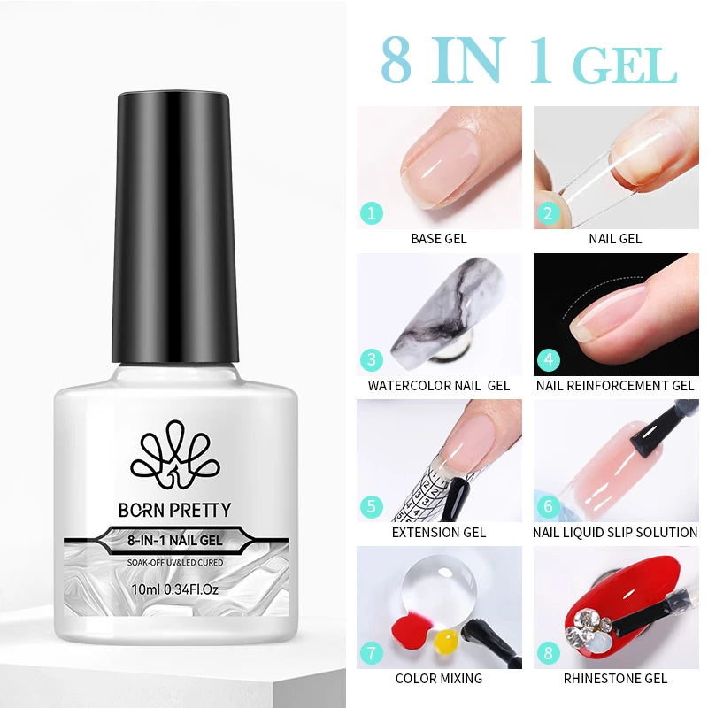 10ml Magic Cat Magnetic Gel Polish Sparking Aurora Silver Effect Soak Off UV Gel Varnis Semi-Transparent - Beauty 4 Us