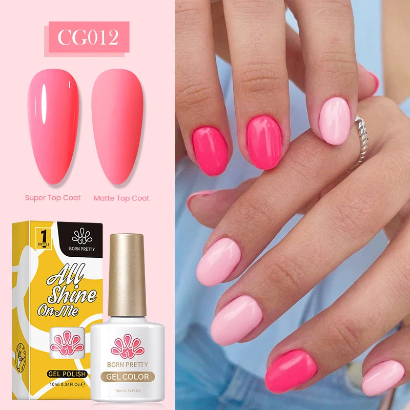 10ml Nagellack 130 Färger Nude Lila Röd UV LED Soak Off UV Gel Semi Permanent Gel Lack - Beauty 4 Us