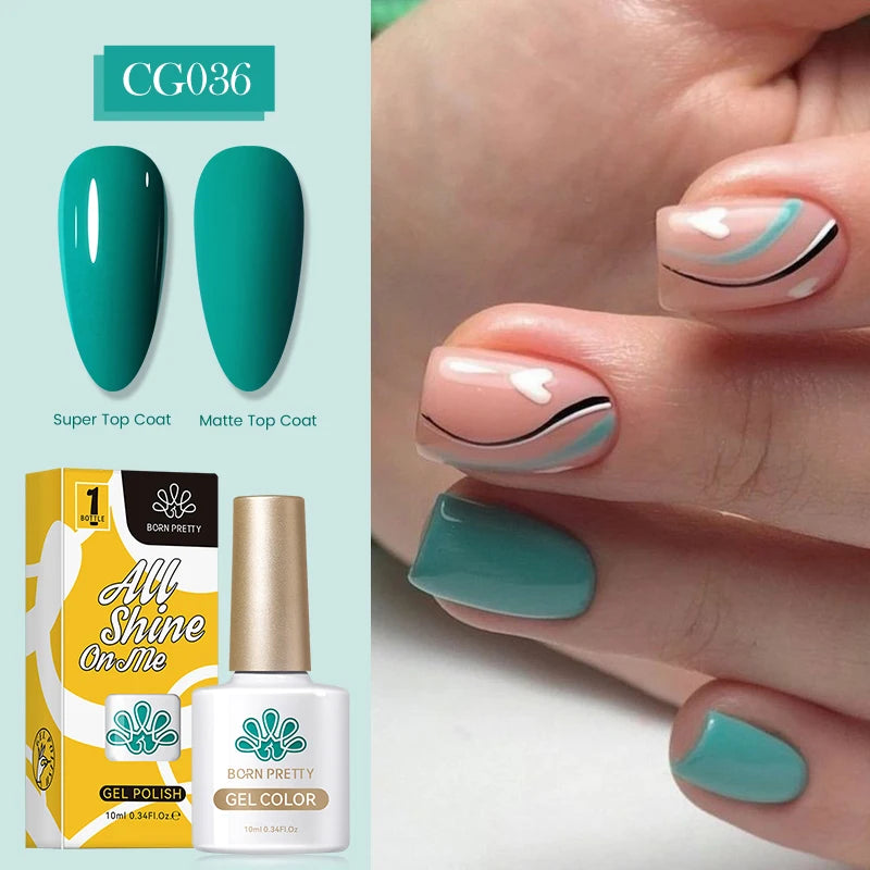 10ml Nagellack 130 Färger Nude Lila Röd UV LED Soak Off UV Gel Semi Permanent Gel Lack - Beauty 4 Us