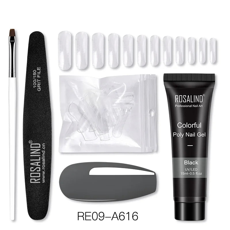 15/30 ml Poly Nail Gel Semi Permanent Akryl Extension Crystal Nail Art Fast Builder Hybrid Lack UV Poly Nagellack - Beauty 4 Us