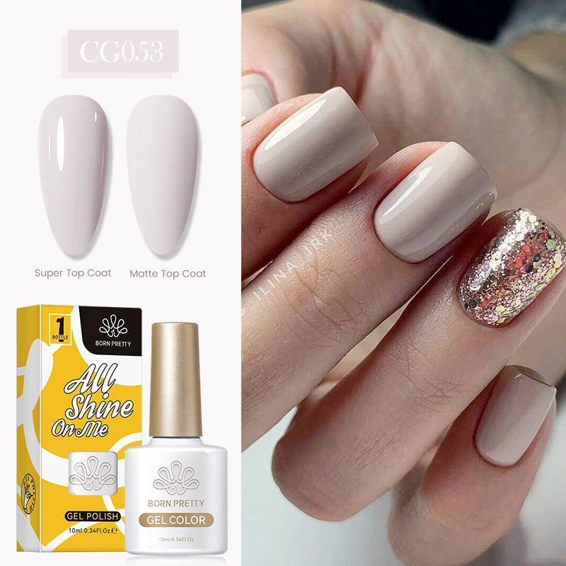 10ml Nagellack 130 Färger Nude Lila Röd UV LED Soak Off UV Gel Semi Permanent Gel Lack - Beauty 4 Us