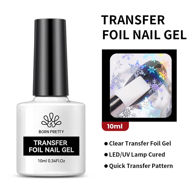 Transparent Jelly Nude Gellack 10ml Sheer Glitter Crystal Varnish - Beauty 4 Us