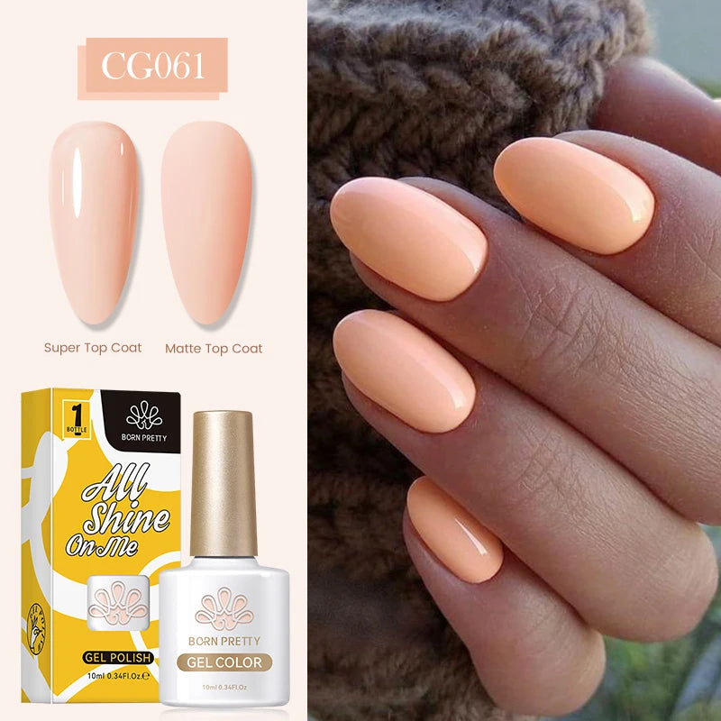 10ml Nagellack 130 Färger Nude Lila Röd UV LED Soak Off UV Gel Semi Permanent Gel Lack - Beauty 4 Us