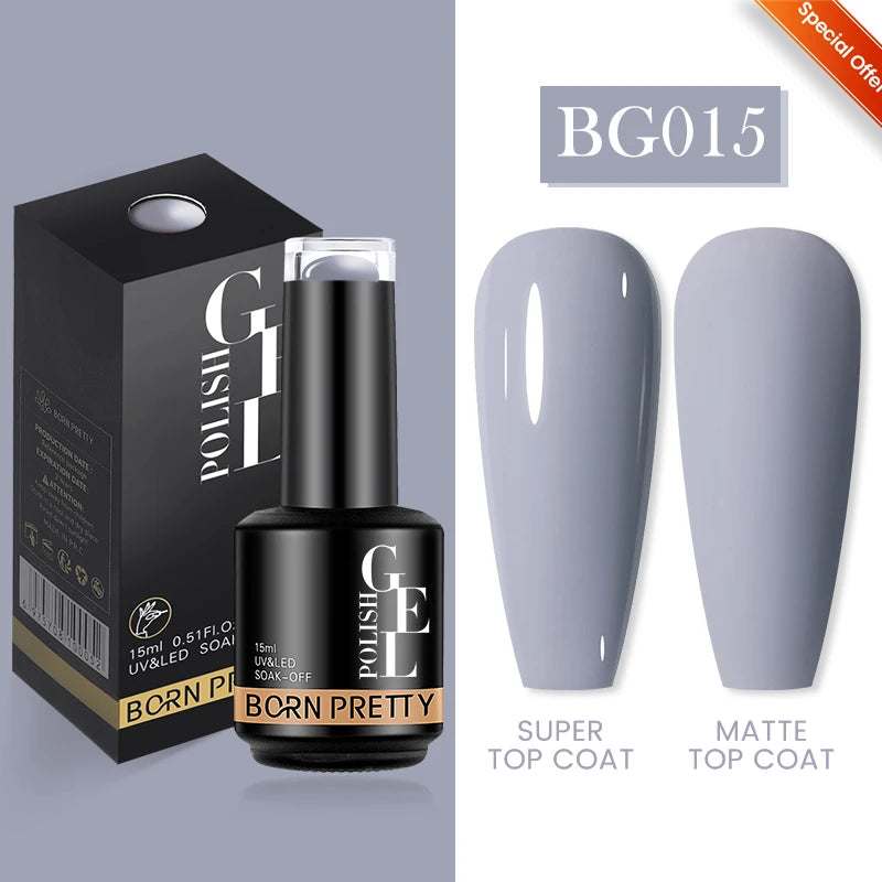 15ml Soak Off UV LED Gel Nail Polish Hybrid Varnish Nail Art Manicure 114 Colors Semi-Permanent Base Top Coat - Beauty 4 Us