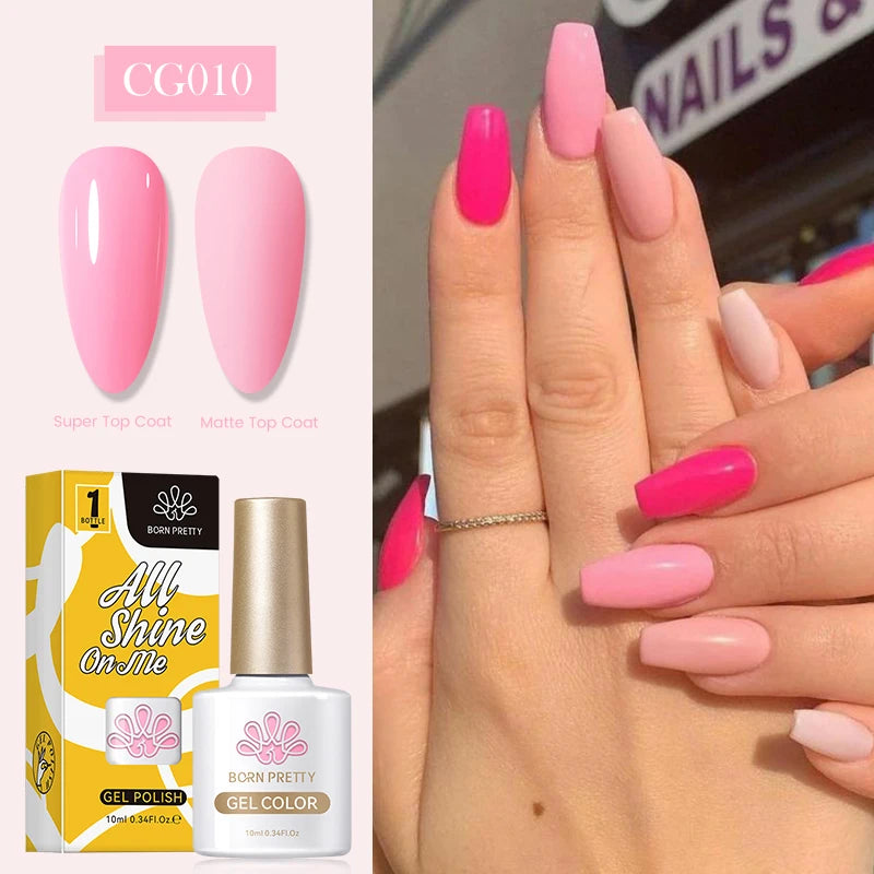 10ml Nagellack 130 Färger Nude Lila Röd UV LED Soak Off UV Gel Semi Permanent Gel Lack - Beauty 4 Us