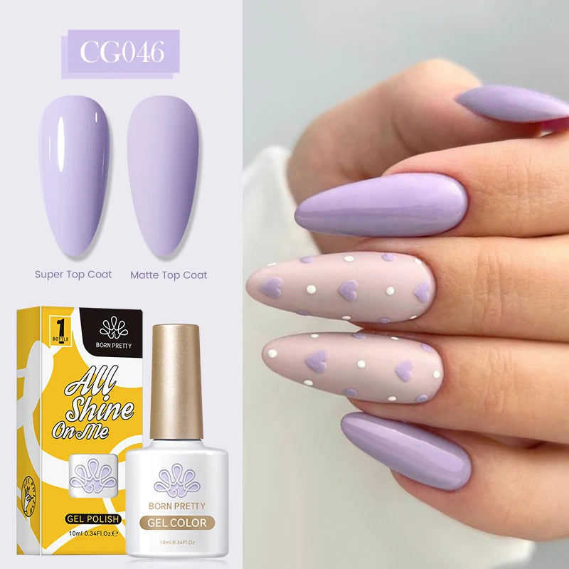 10ml Nagellack 130 Färger Nude Lila Röd UV LED Soak Off UV Gel Semi Permanent Gel Lack - Beauty 4 Us