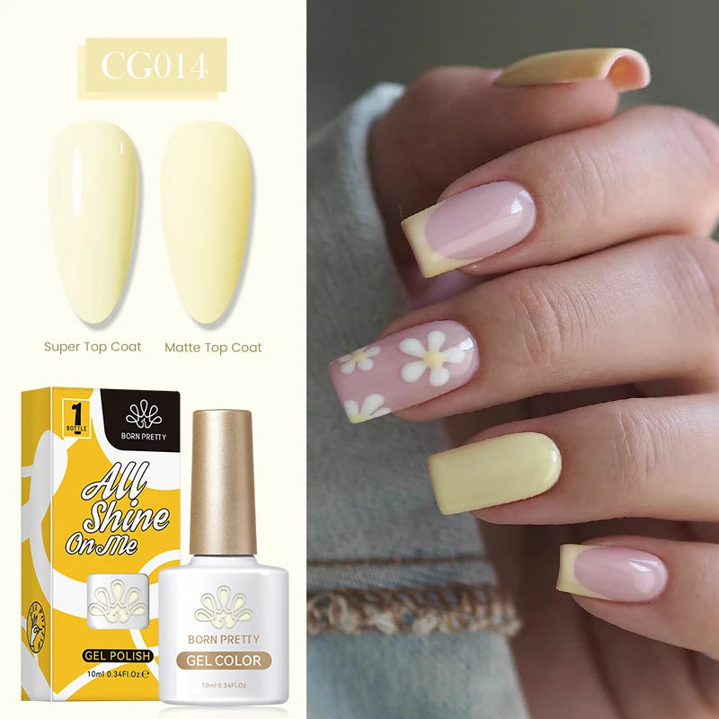 10ml Nagellack 130 Färger Nude Lila Röd UV LED Soak Off UV Gel Semi Permanent Gel Lack - Beauty 4 Us