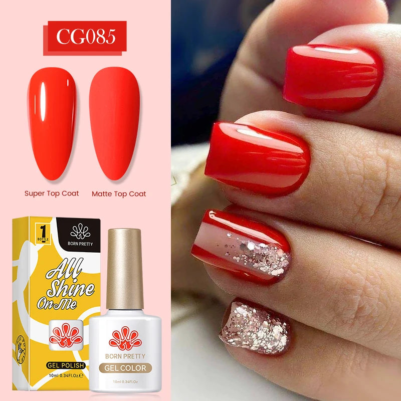 10ml Nagellack 130 Färger Nude Lila Röd UV LED Soak Off UV Gel Semi Permanent Gel Lack - Beauty 4 Us