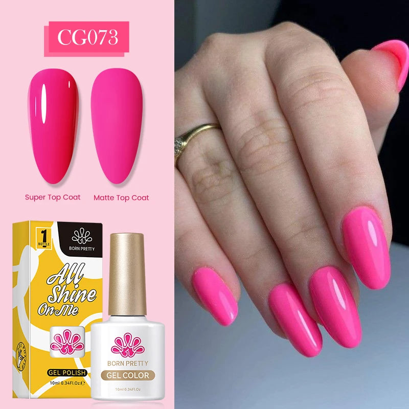 10ml Nagellack 130 Färger Nude Lila Röd UV LED Soak Off UV Gel Semi Permanent Gel Lack - Beauty 4 Us