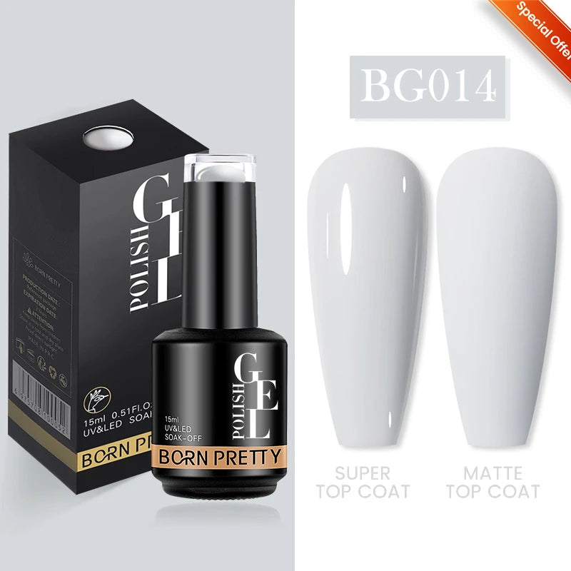 15ml Soak Off UV LED Gel Nail Polish Hybrid Varnish Nail Art Manicure 114 Colors Semi-Permanent Base Top Coat - Beauty 4 Us