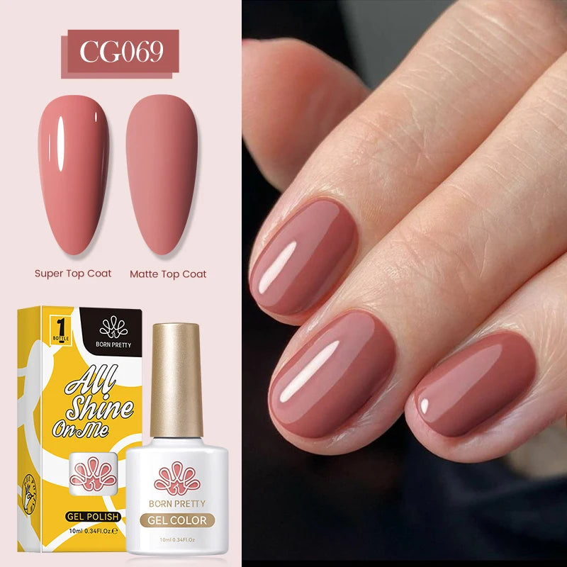10ml Nagellack 130 Färger Nude Lila Röd UV LED Soak Off UV Gel Semi Permanent Gel Lack - Beauty 4 Us