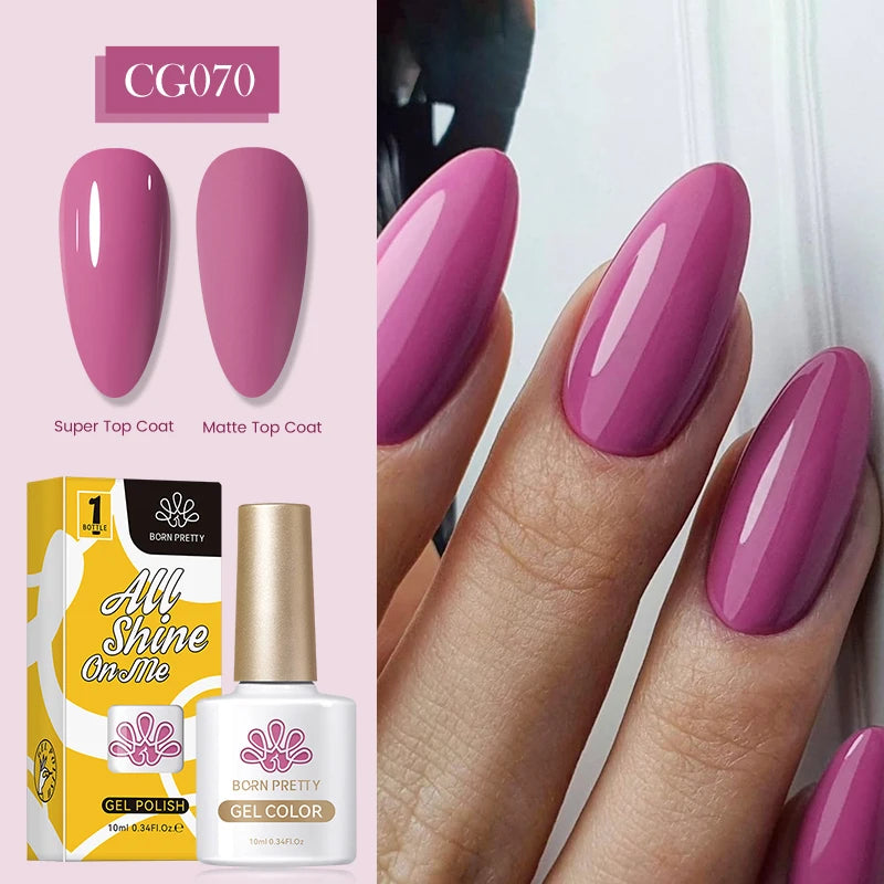 10ml Nagellack 130 Färger Nude Lila Röd UV LED Soak Off UV Gel Semi Permanent Gel Lack - Beauty 4 Us