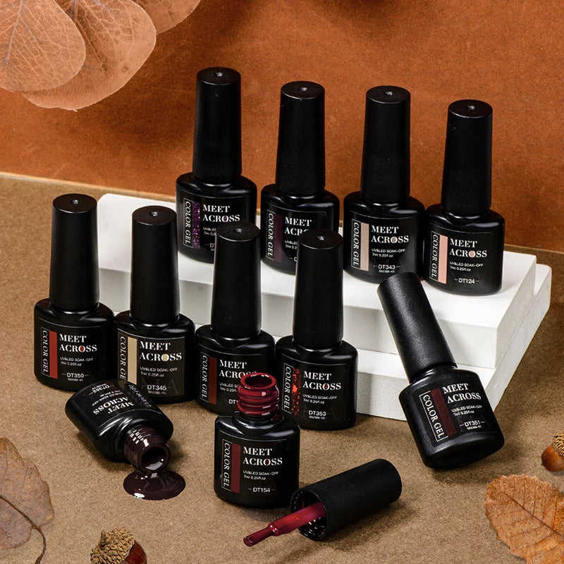 7ml Brown Series Gellack Höstkaffe Färg - Beauty 4 Us