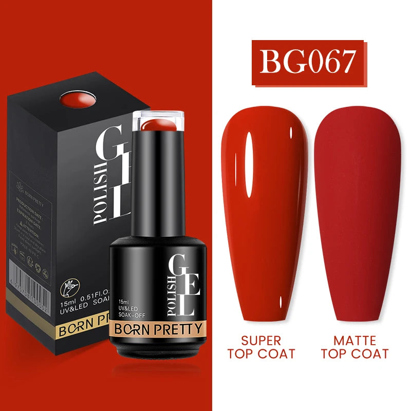 15ml Soak Off UV LED Gel Nail Polish Hybrid Varnish Nail Art Manicure 114 Colors Semi-Permanent Base Top Coat - Beauty 4 Us