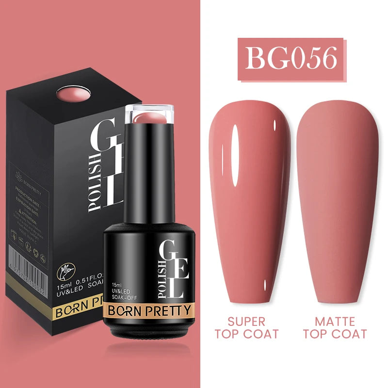 15ml Soak Off UV LED Gel Nail Polish Hybrid Varnish Nail Art Manicure 114 Colors Semi-Permanent Base Top Coat - Beauty 4 Us