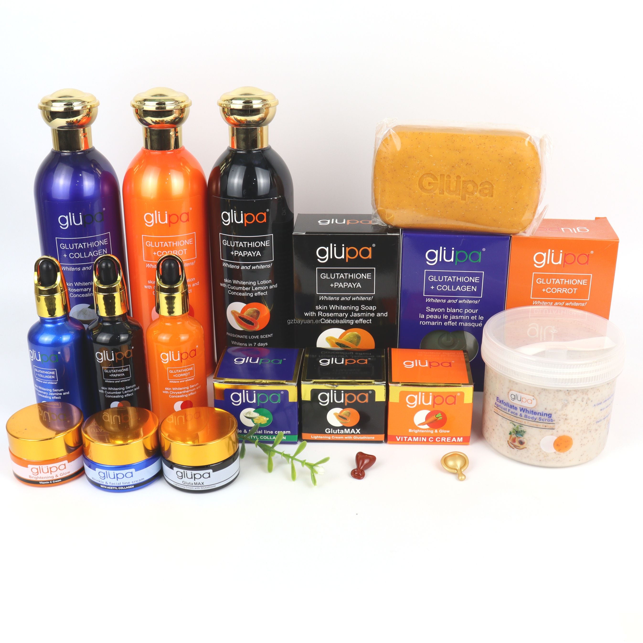 5pc Glupa whitening Set