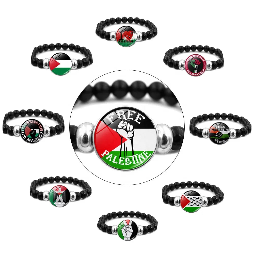 We Want Peace Flag of PALESTINE BRACELET