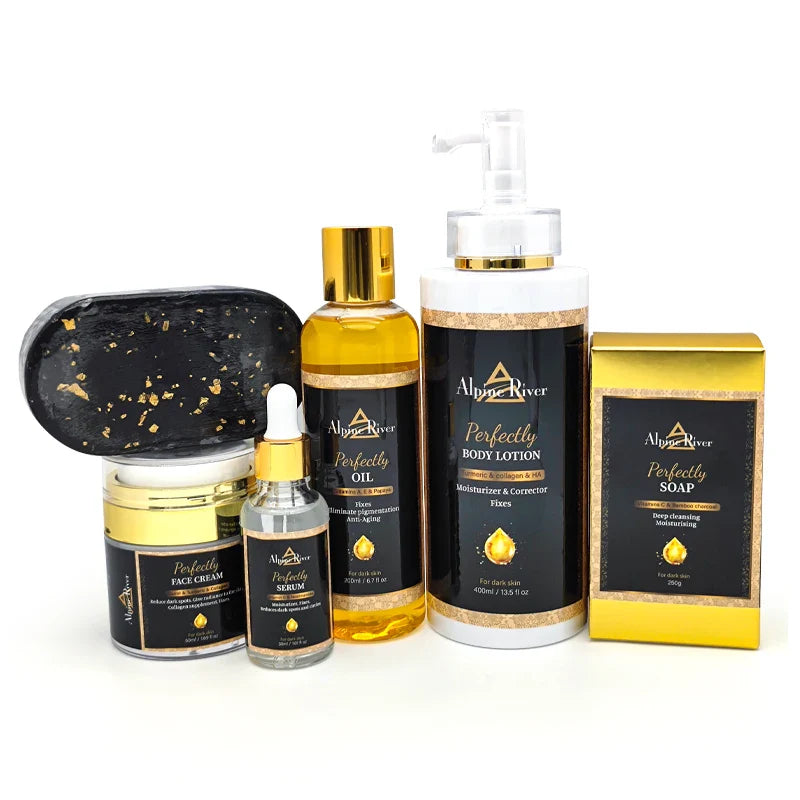 Turmeric Remove Dark Spots Nourish Carrot Skin Care 5pc Set