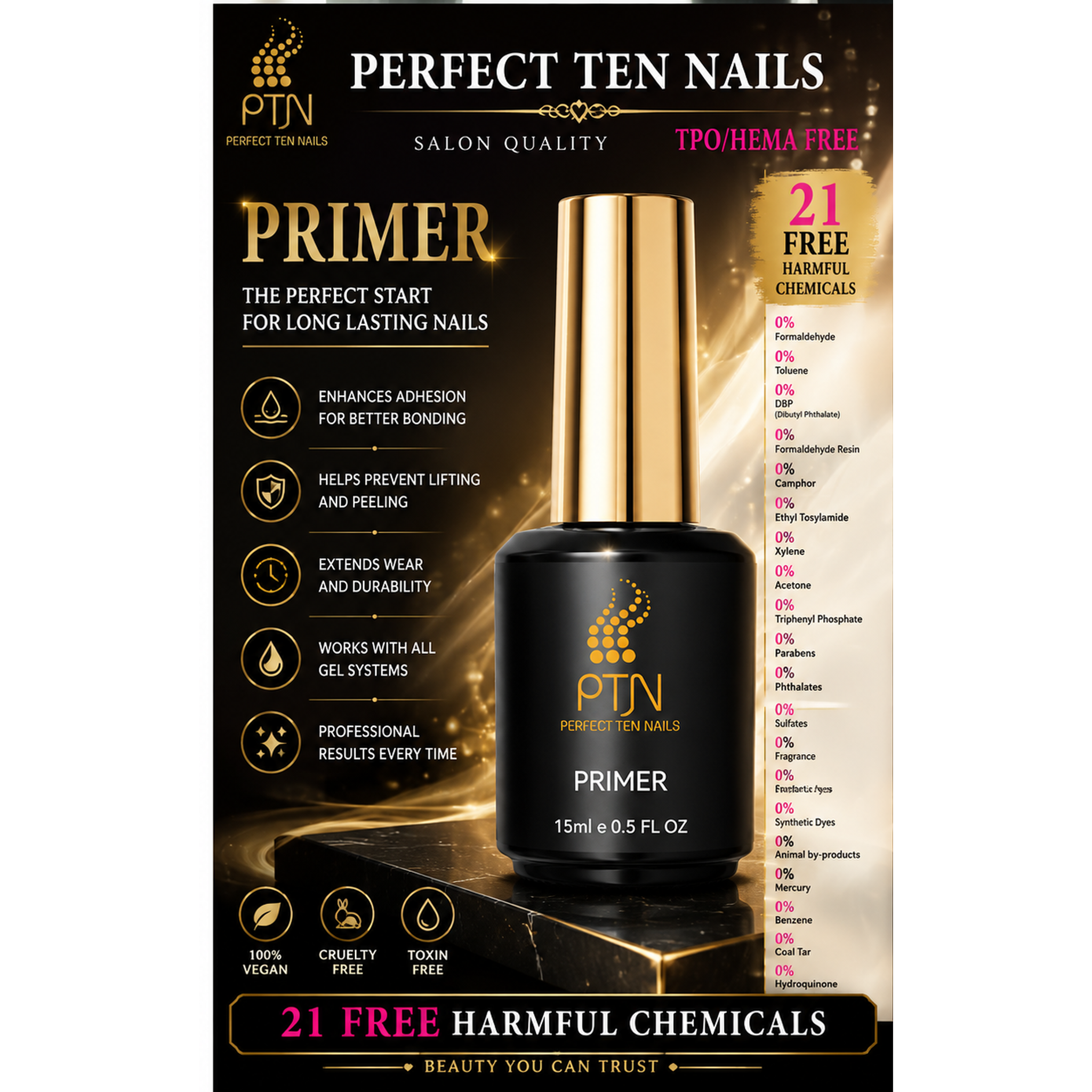 Perfect Ten Nails Primer 15ml