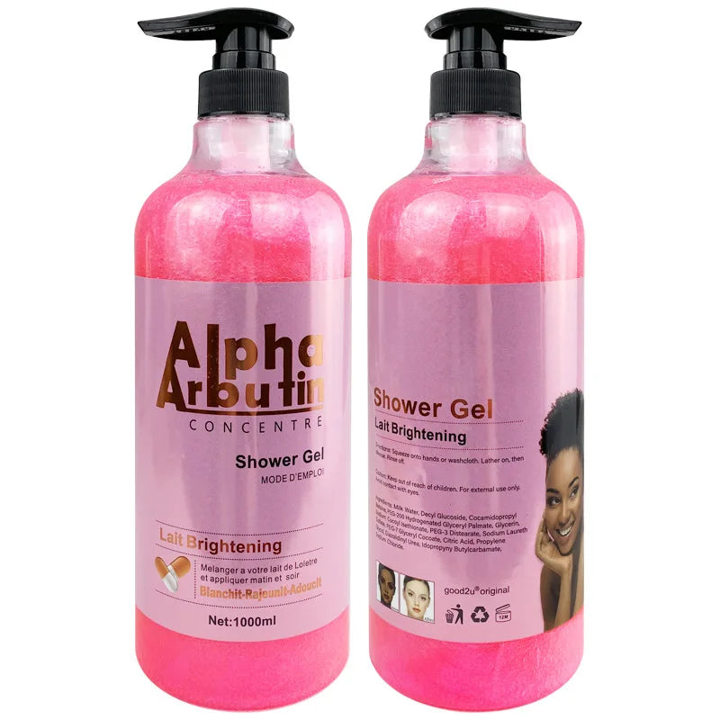 alpha arbutin shower gel