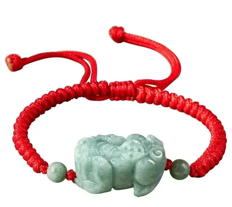 Burmesiska Jade Money Pixiu armband