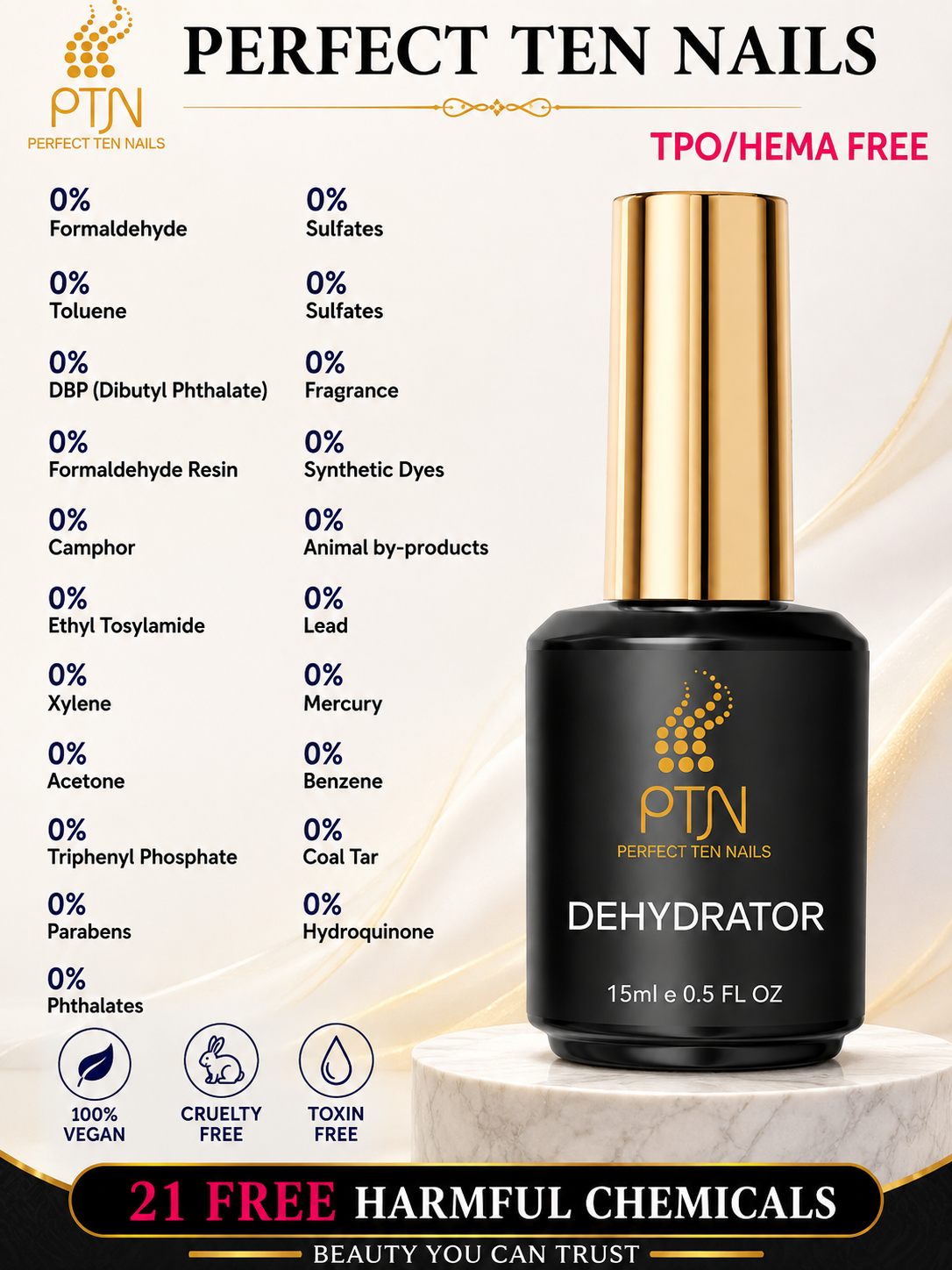 Perfect Ten Nails Dehydrator 15ml