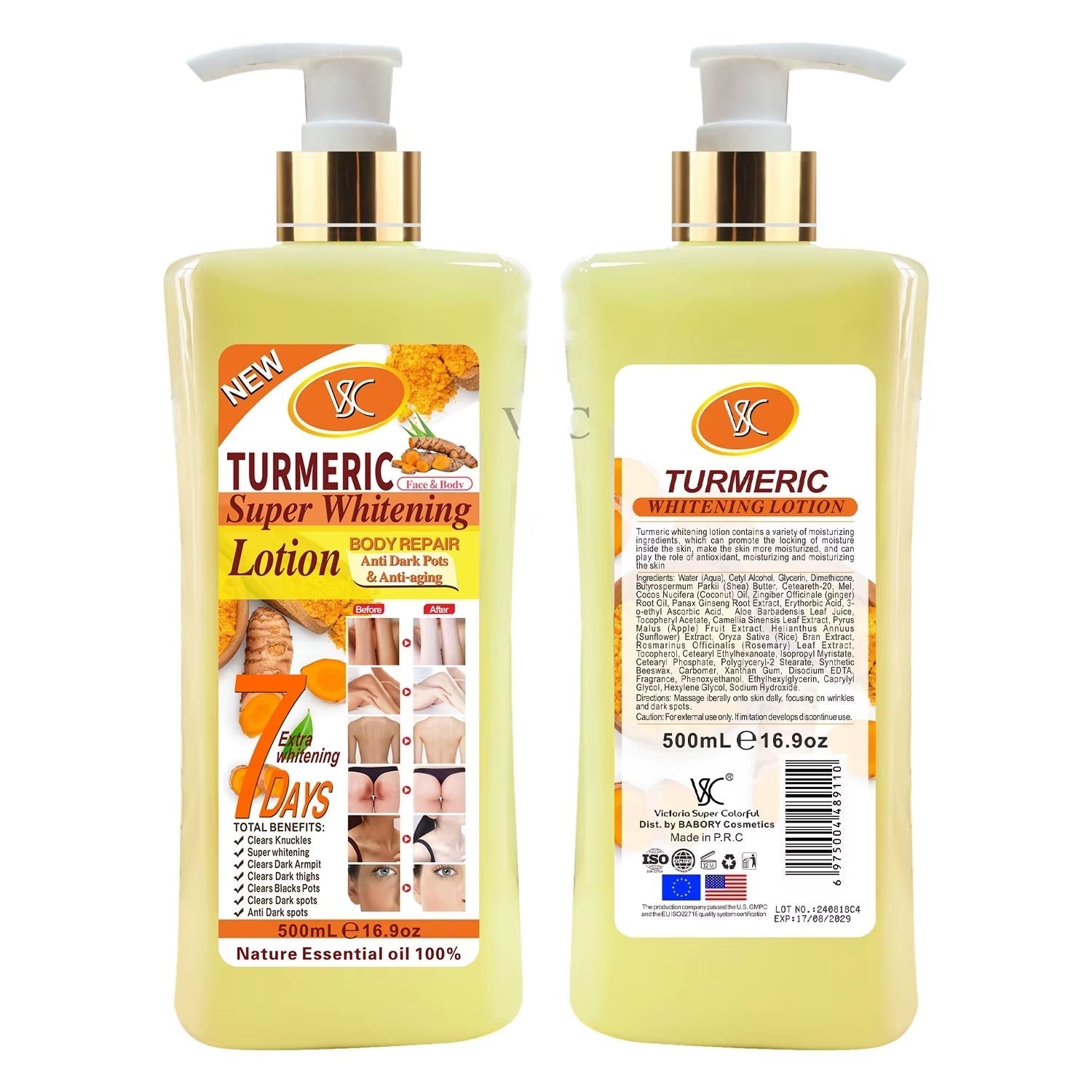 Turmeric Whitening Body Lotion 500ml